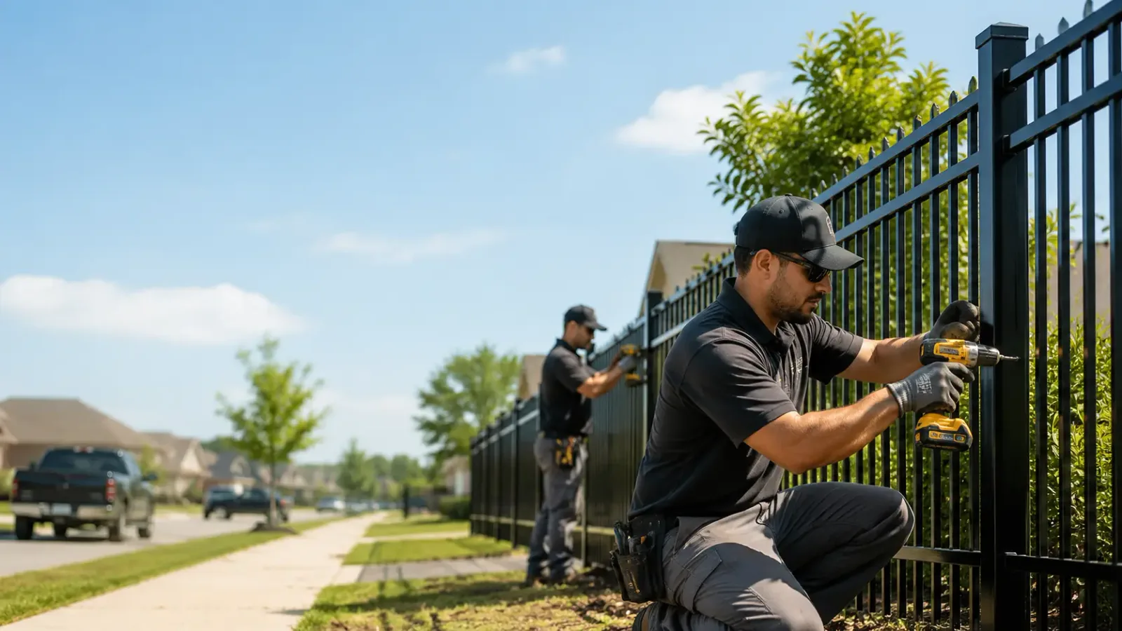 Metal Fence Installation in Lancaster, VA